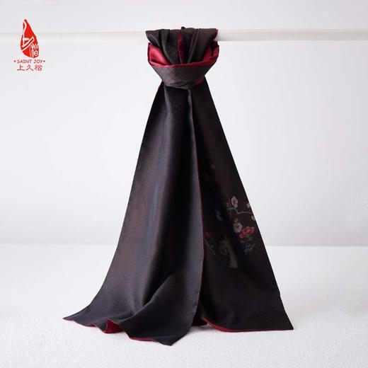 SAINTJOY上久楷 宋锦双面长巾 粉彩梅雀纹· SJ17127 商品图9