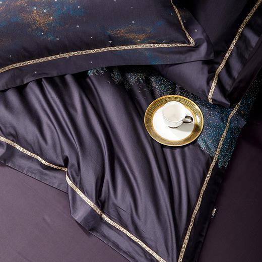 多喜爱 100S全棉色织提花六件套 星空仰望cs 商品图3