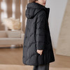 LS52391601 鹅绒服女羽绒服中长款气质洋气高端宽松连帽减龄休闲保暖外套潮 商品缩略图2