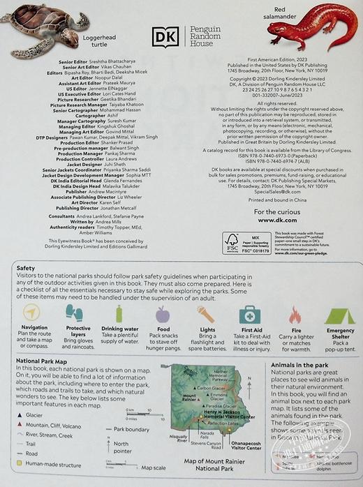 预售 【中商原版】DKEyewitness系列 国家公园百科 Eyewitness National Parks 英文原版 科普 美国国家公园 动物自然景观 商品图3