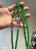 玻璃种艳绿珠链【3060110】具体价格微信咨询 商品缩略图3