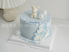 小清新蓝色小熊生日蛋糕 商品缩略图0