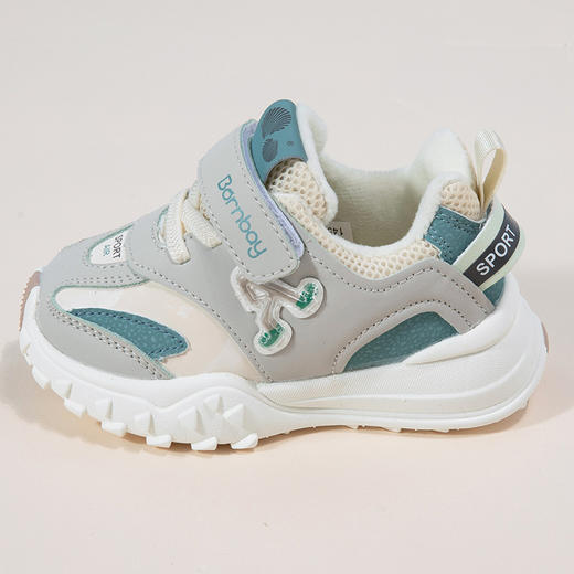 贝贝怡儿童休闲运动鞋冬季加绒保暖男童板鞋小童一脚蹬跑步鞋ZB4CX011 商品图10