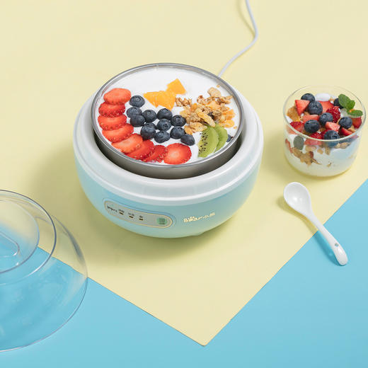 【小程序】小熊(Bear) 酸奶机家用全自动微电脑可定时不锈钢内胆酸奶发酵菌 【三档酸度+304内胆】SNJ-C10H1 商品图2