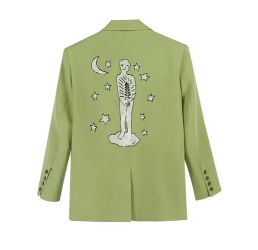 清仓捡漏 LIN CHAO  ZHANG 星空亮片刺绣西装外套 商品图4