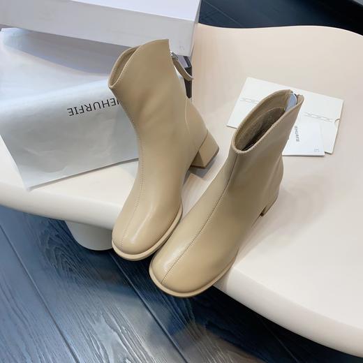 JEHURFIE秋冬新款羊皮短靴AB23226 商品图12