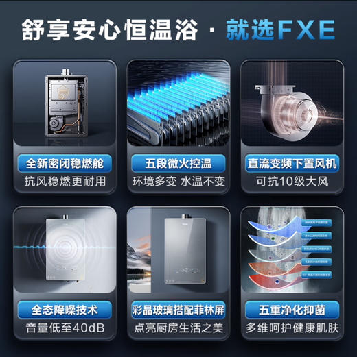 海尔（Haier）热水器 JSQ31-16FXE-FJXGU1（12T） 商品图2