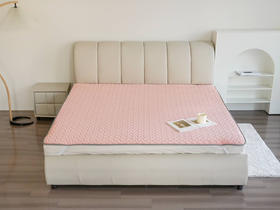 【全量检品】【外贸出口】牛奶绒保暖防滑乳胶床垫软垫（可机洗）  014C125077