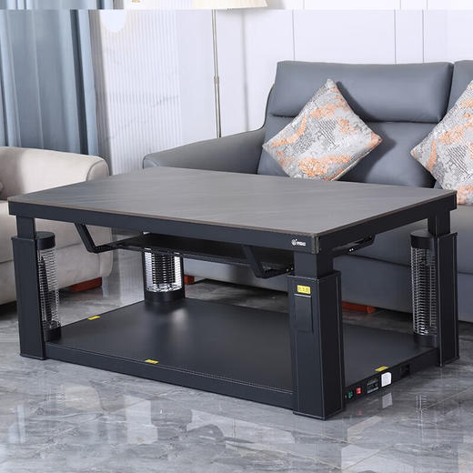 火焰山上下发热无炉款天威系列 电暖桌语音升降取暖桌电暖炉商用长方形烤火桌电烤桌茶几暖菜板 商品图6