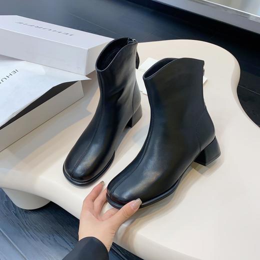 JEHURFIE秋冬新款羊皮短靴AB23226 商品图4