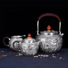子佩集S990银【国色天香】牡丹提梁壶小茶壶公道杯摆件茶具套装【MH003】【MH005】【MH006】2311 商品缩略图1