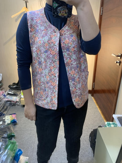 小碎花保暖百搭内搭超轻发热保暖马甲 商品图5