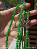 玻璃种艳绿珠链【3060110】具体价格微信咨询 商品缩略图6
