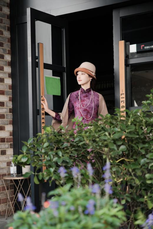 逸红颜周末小集市#旧时光的古典美人,蕾丝羊毛开衫/披肩/围巾『诗音』 商品图3