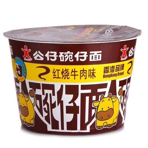 公仔面 碗面红烧牛肉味 79g/碗 商品图0