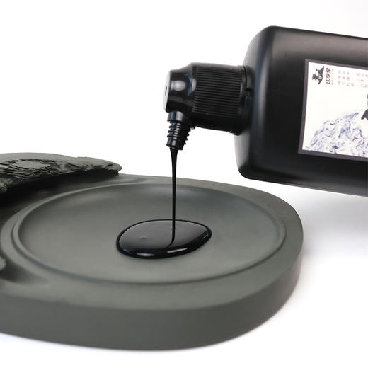 【庆学堂】宿墨 书法\国画专用墨汁  250ml\500ml 墨色浓重、稠、水墨分离现象更明显 商品图4