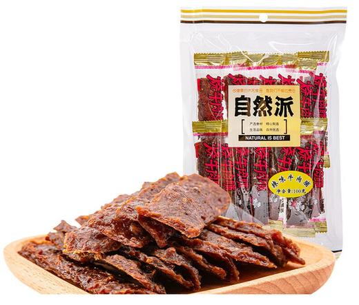 100g自然派辣味牛肉条 商品图0