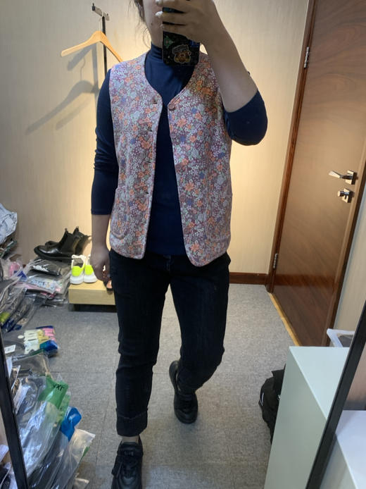 小碎花保暖百搭内搭超轻发热保暖马甲 商品图7