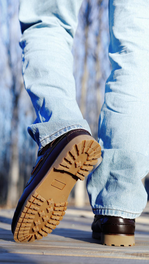 限时特价——葡萄牙原产男士温暖舒适棉内衬休闲皮鞋一脚蹬KILIMANJARO乞力马扎罗-酒红色 商品图13