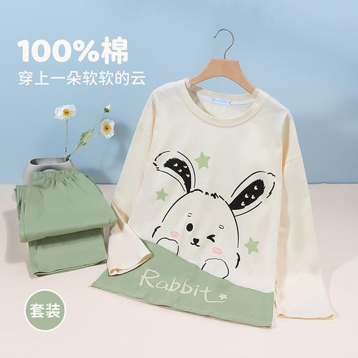 贝贝怡睡衣春秋季产后产妇冬季哺乳纯棉网红爆款月子服家居服套装ZB3CY003 商品图0