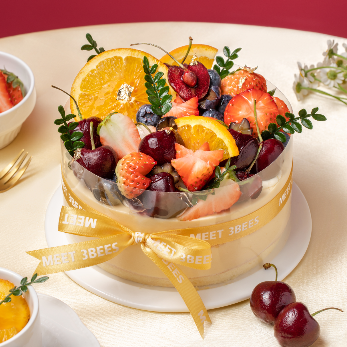 车厘子自由蛋糕（甄选JJ级智利车厘子）