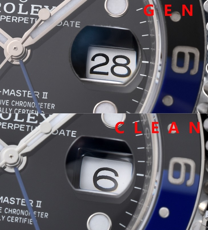 C厂劳力士一比一顶级复刻手表格林尼治型II系列m126710blnr-0002对比正品评测