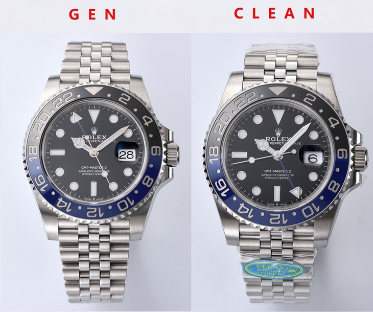 C厂劳力士一比一顶级复刻手表格林尼治型II系列m126710blnr-0002对比正品评测