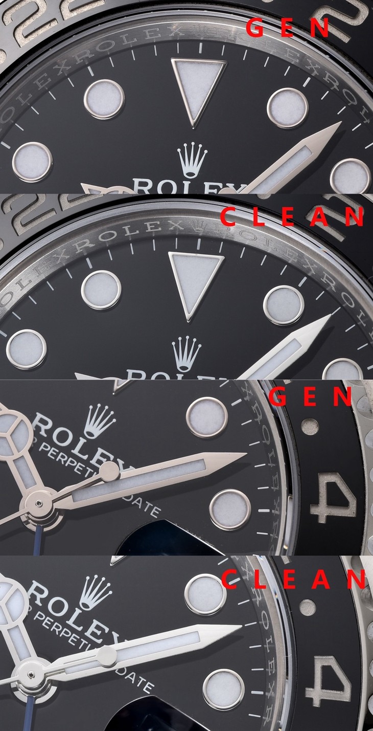 C厂劳力士一比一顶级复刻手表格林尼治型II系列m126710blnr-0002对比正品评测