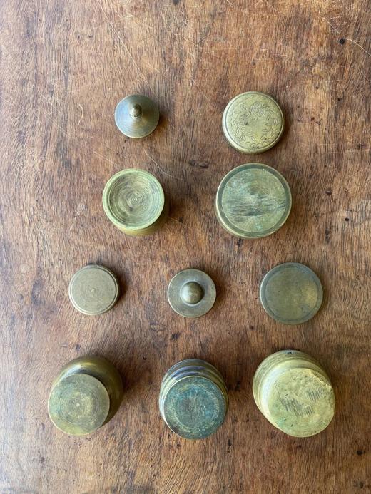 青铜钢笔墨水罐五件，顺丰包邮 商品图12