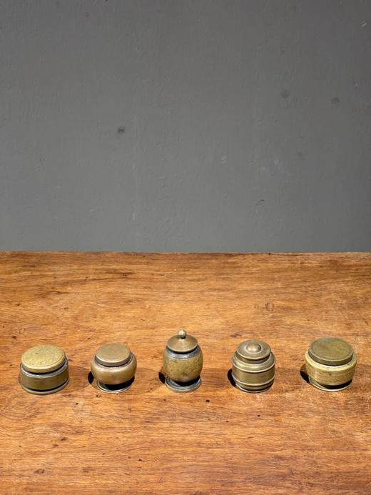 青铜钢笔墨水罐五件，顺丰包邮 商品图4