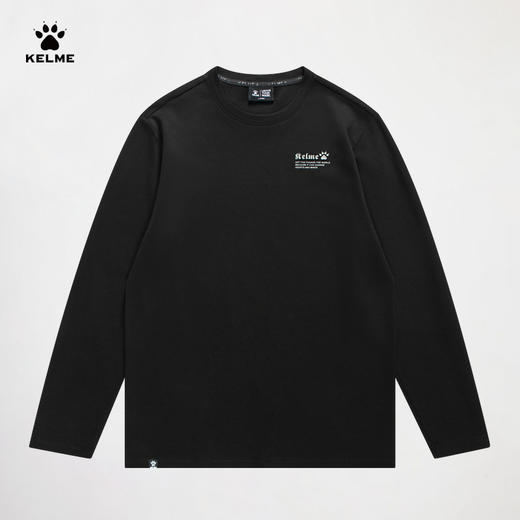 卡尔美春季新款弧线之美系列男士圆领长袖T恤 商品图1