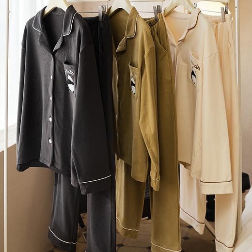 男女士秋冬发热双面德绒睡衣套装 贴肤即暖家居服 薄绒保暖 商品图2