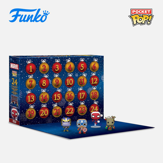 Funko POP Advent Calendar Marvel Holiday 2022圣诞日历 漫威假日2022手办 62093 商品图0