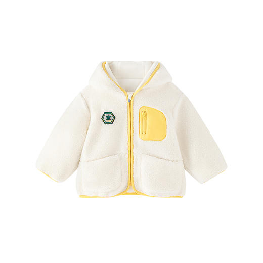 英氏童装男宝宝夹棉外套加厚保暖冬装外套 商品图5