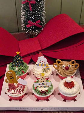 圣诞|圣诞限定纸杯蛋糕