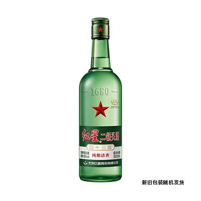 红星43二锅头白酒500ml/瓶 商品图0