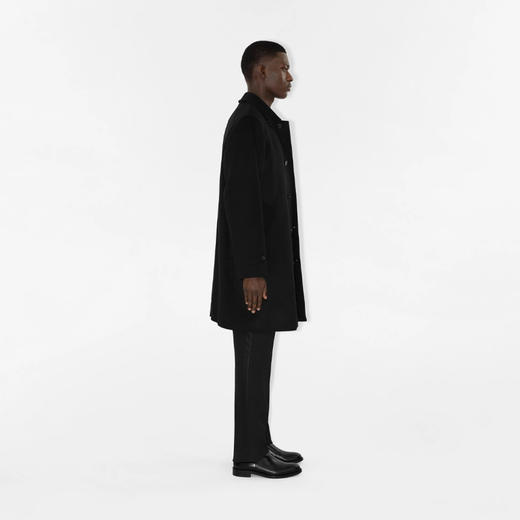 BURBERRY 巴宝莉 男士帕丁顿版型 – 中长款羊绒混纺轻便大衣 黑色 8058131 A1189 商品图2