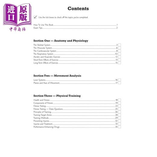 【中商原版】英国CGP New GCSE Physical Education Edexcel Exam Practice Workbook 商品图1