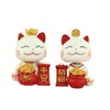 可爱摇头招财猫车载装饰手办公仔树脂工艺家居办公桌摆件开业礼品 商品缩略图4