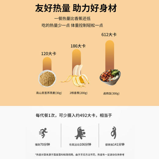 健康食补【粗粮谷物！饱腹】高山黑苦荞麦片 冲调饮品 250g/袋中老年代餐用健康营养独立包装 商品图3