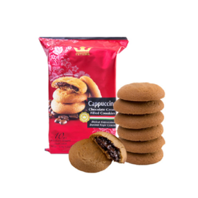 吉事来卡布奇诺巧克力曲奇饼干120g