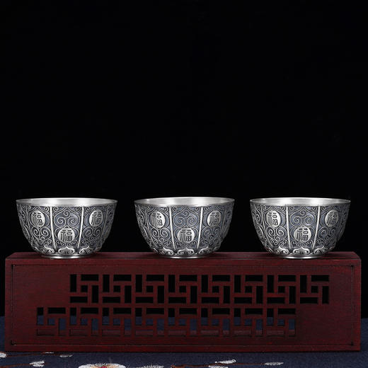 子佩集S999银【花丝福字】提梁壶小茶壶公道杯摆件茶杯摆件茶具套装【BX0020648】【BXYL002058503】【BXYL001027203】【BXYL001027303】2311 商品图12