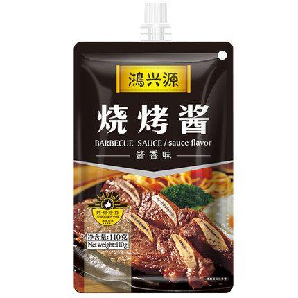 鸿兴源酱香味烧烤酱110g 商品图0
