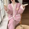 珊瑚绒睡衣女冬季新款加绒加厚保暖甜美法兰绒可外穿家居服套装_qyh 商品缩略图11