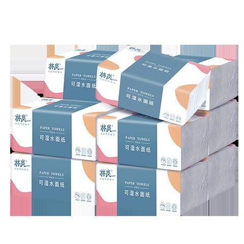 林岚抽纸整箱纸巾批发 家用餐巾卫生纸实惠装 大包面巾纸代发包邮 商品图4