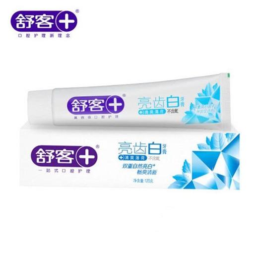舒客亮齿白清爽薄荷牙膏120g/支 商品图0