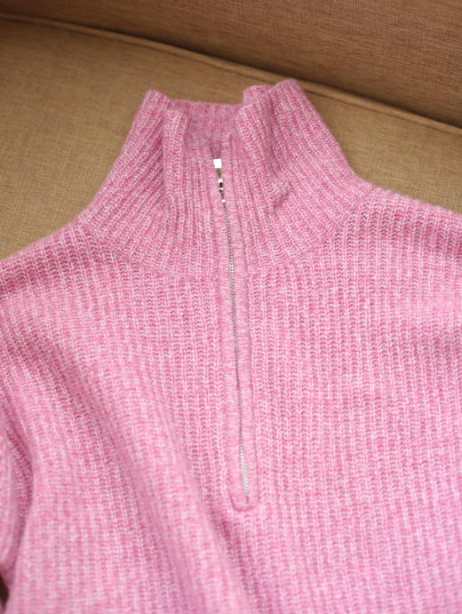 MAISON COVET 粉色高领毛衣 商品图13