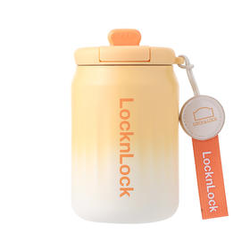 LHC6770FU 乐扣乐扣 炫彩菱纹咖啡杯（渐橙）