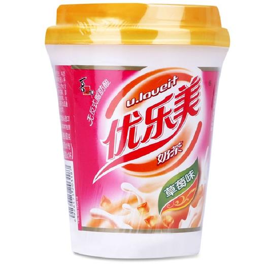 喜之郎 优乐美奶茶草莓味 80g/杯 商品图0