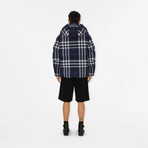 【一】BURBERRY 巴宝莉 男士格纹连帽羽绒服 格子 8059212 B3421 商品图3